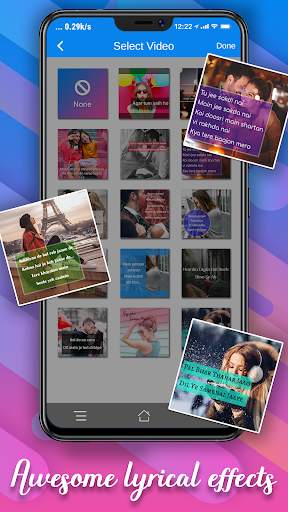 Marathi lyrical video song status maker screenshot 3