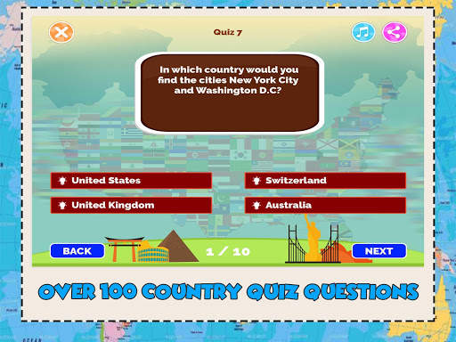World Countries Geography Quiz screenshot 4