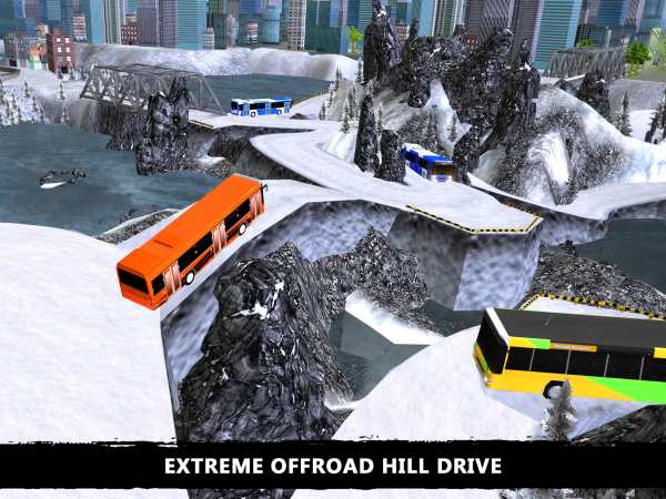 Offroad Snow Tourist Bus Drive screenshot 10