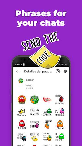 Among Stickers for WhatsApp screenshot 3