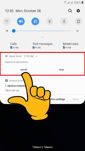 Speak Aloud - PDF, Webpage, SMS, WhatssApp, Msngr screenshot 2