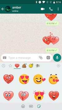 Love Heart Stickers for WhatsApp, WAStickerApps screenshot 5