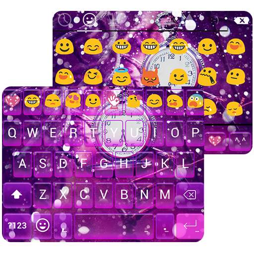 Time Zone Emoji Keyboard Theme 1.1.4