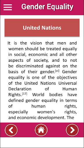 Gender Equality - offline learning app screenshot 3