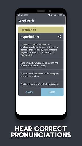 Vocabulary Builder English Words Learning offline screenshot 5