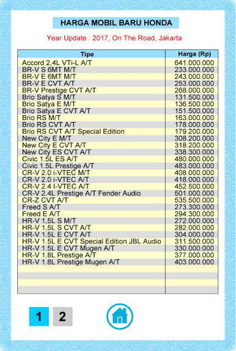 Harga Mobil screenshot 4