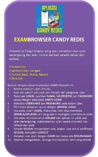 Exambro Candy Redis screenshot 2
