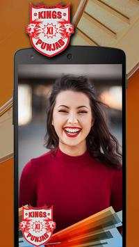 Kings XI Punjab Stickers: Kings 11 Photo Frames screenshot 2