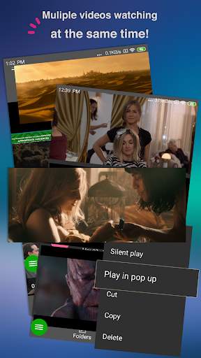 GoPlayer - Multiple videos 5G player all format screenshot 1