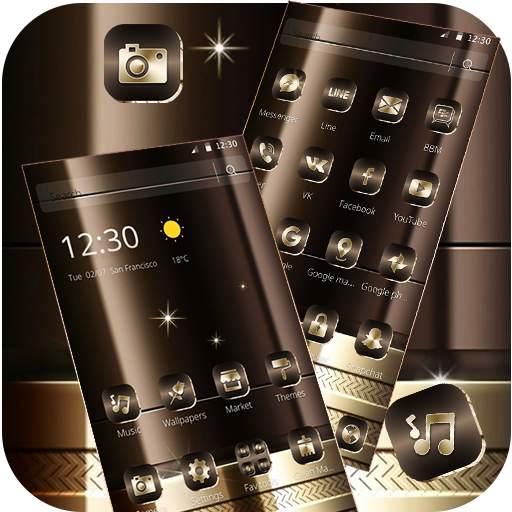 Gold Brown Business Luxury Theme 1.1.4