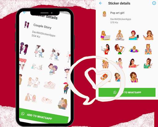 Girls Stickers For whatsapp screenshot 4