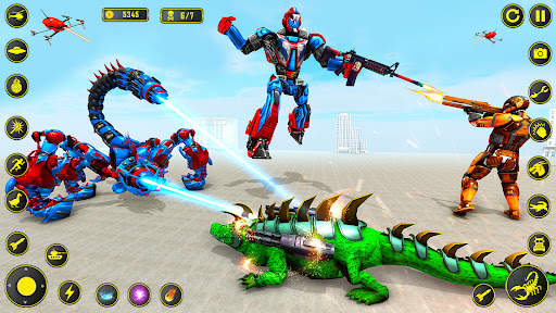 Scorpion Robot Car: Robot Game screenshot 8