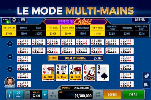 Video Poker par Pokerist screenshot 3