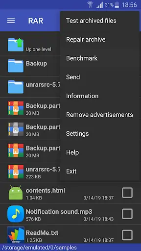 RAR screenshot 7