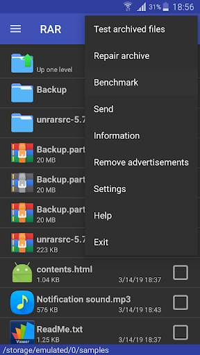 RAR screenshot 7