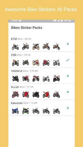 Bikes Sticker for WhatsApp screenshot 1