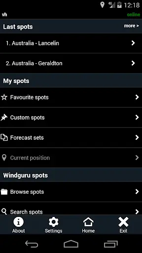 Windguru Old screenshot 1