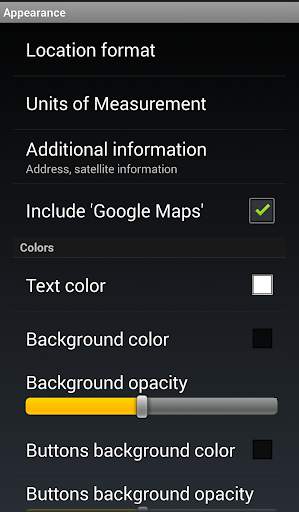 GPS Widget - GPS Coordinates screenshot 2