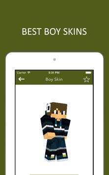 3D Boy Skins for Minecraft PE screenshot 6
