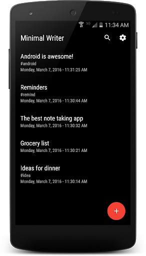 Minimal Writer screenshot 2