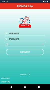 Honda Lite VPN screenshot 1