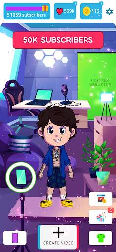IDLE games TikTok Simulator Tycoon games screenshot 6