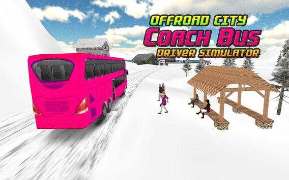 Off road City Coach Bus Driver Simulator 2017 screenshot 1