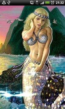 Beautiful Mermaid Live Wallpaper LWP Background screenshot 1