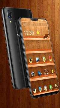 Wooden Touch Launcher Theme screenshot 1