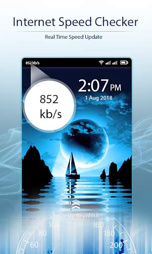 Internet Speed Test Meter 1 تصوير الشاشة