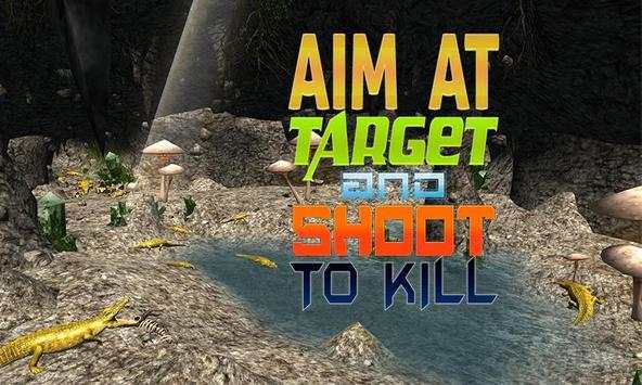 3D Angry Crocodile Hunter Sim screenshot 1
