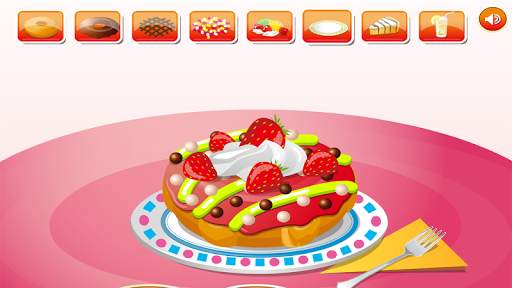 games girls decorating cake screenshot 1