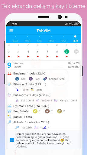 Gün Gün Bebek Bakımı, Gelişimi screenshot 4