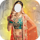 Girl Wedding Photo Montage أيقونة