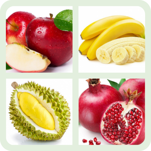 Fruits names with HD Pictures icon