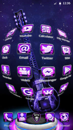3D Acoustic Electric Guitar Theme screenshot 5