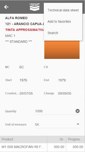 Lechler MAPP screenshot 6