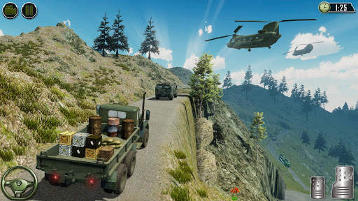 US Army Transporter Offroad Truck Simulator Games screenshot 3