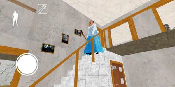 Blue Granny :Horror Scary MOD screenshot 6