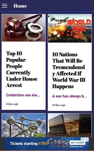 World Amazing Facts - did you know ? screenshot 1