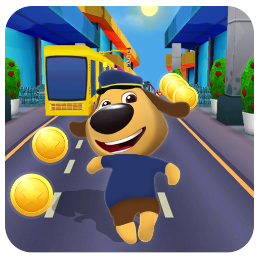 Puppy Surfs Runner : Talking Dog icon