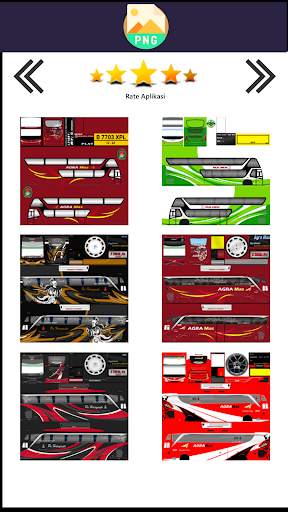 Livery Bussid Agra Mas screenshot 2