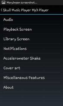 Skull Music Player Mp3 Player screenshot 5