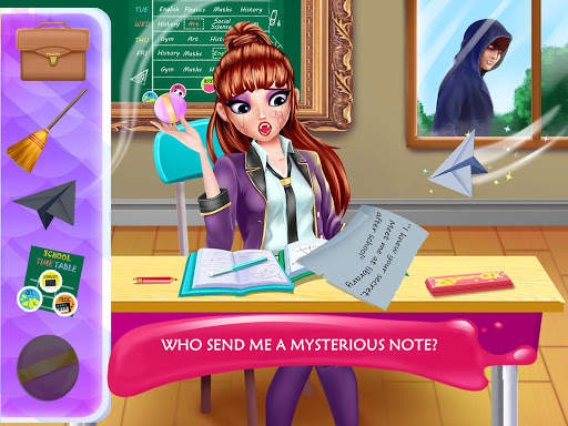 Secret High School 6 - Library Mystery 3 تصوير الشاشة