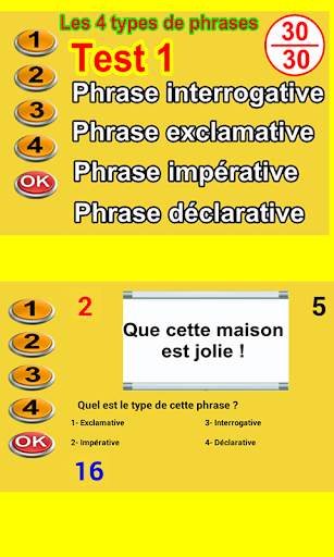 Apprendre les types de phrases screenshot 6