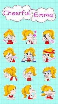 Emma Sticker Gif for Keyboard screenshot 2