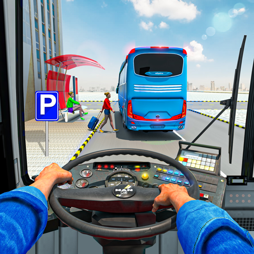 Public City Passenger Coach Bus Simulator Game आइकन
