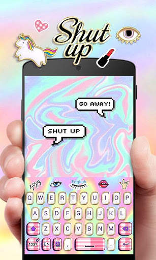 Shut Up GO Keyboard Theme स्क्रीनशॉट 4