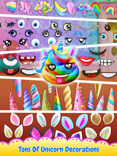 Unicorn Poop - Sweet Trendy Desserts Food Maker screenshot 3