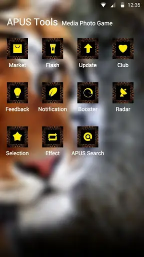 Tiger-APUS Launcher theme स्क्रीनशॉट 3